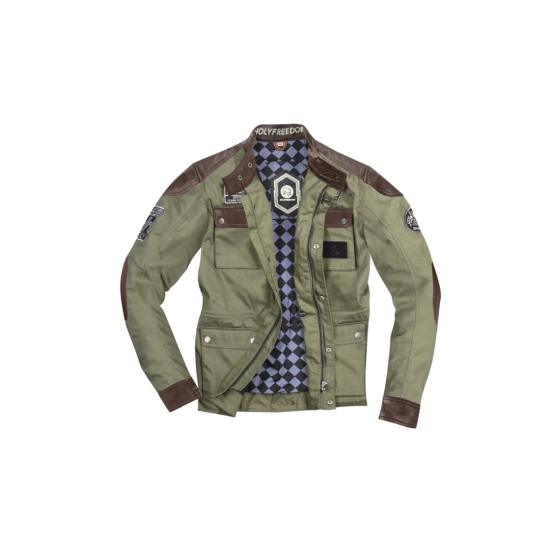 QUATTRO BROWN-MILITARY GREEN мото яке