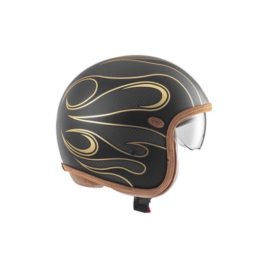 Premier каска Vintage Platinum ED. Carbon FR Gold Chromed BM