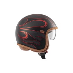 Premier каска Vintage Platinum ED. Carbon FR Red Chromed BM