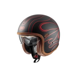 Premier каска Vintage Platinum ED. Carbon FR Red Chromed BM